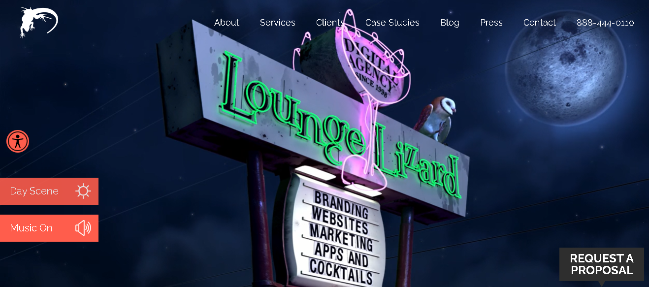 lounge lizard - web design and development services