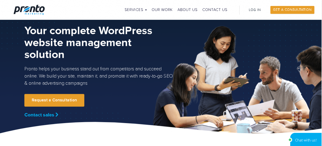 pronto marketing - Best WordPress Development Agencies