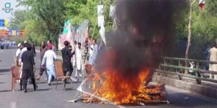 protest in Pakistan on Imran Khan's Arrest